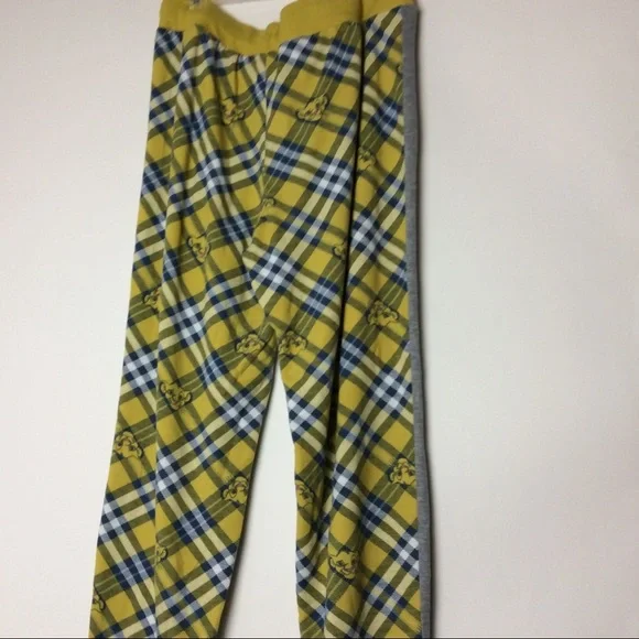 Disney The Lion King Pajama Pants Yellow Gray Plaid Women's Medium‎ - Picture 7 of 12